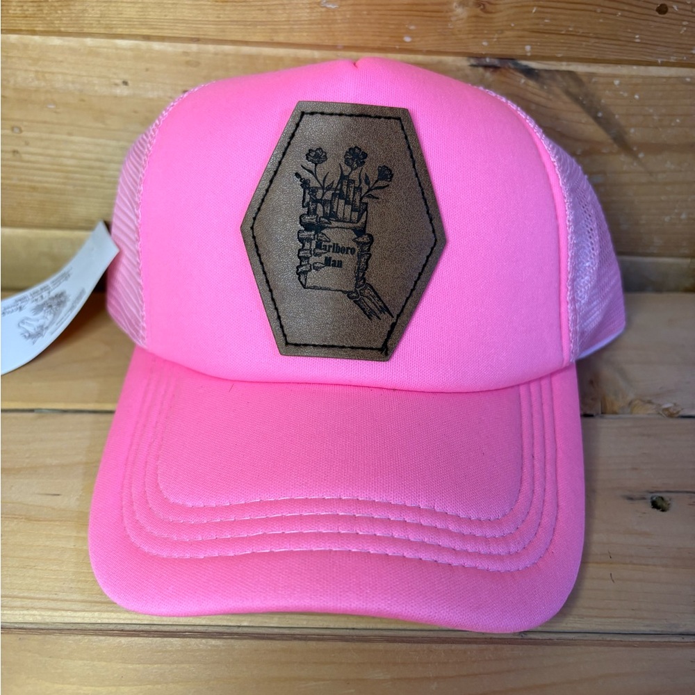 Pink Trucker Hat “Marlboro man”
